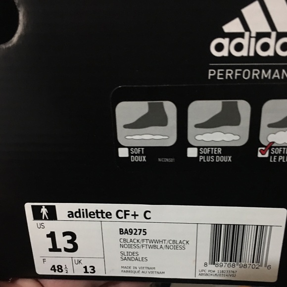 Adilette Cloudfoam Plus Stripes Slides 